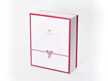 Набор из 2-х бокалов для шампанского 250 мл, в подарочной упаковке, рисунок Календа арт 14.11465.07