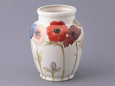 Ваза форма Китайская малого размера, рисунок Анемоны, арт. 80.48119.00.1