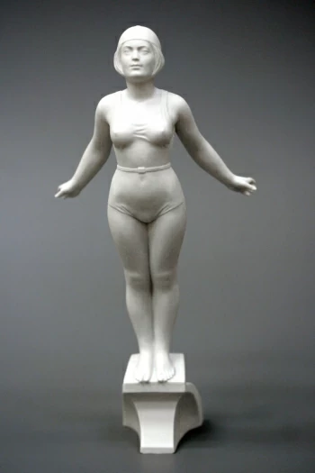 Скульптура Пловчиха Белый арт. 82.72160.00.1, 
