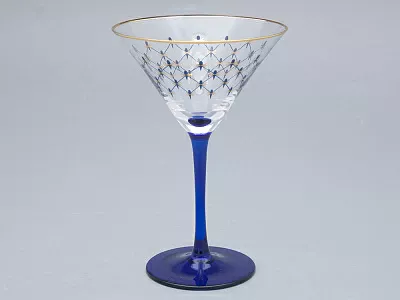 Набор (4 бокала для мартини) 150 мл Кобальтовая сетка арт. 14.11002.07
