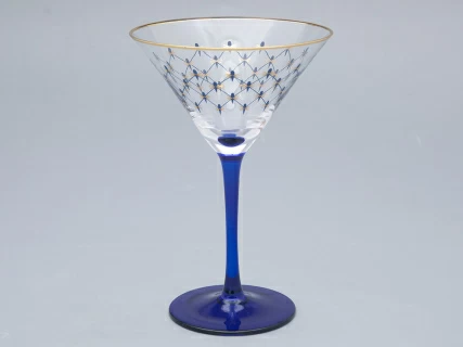 Набор (4 бокала для мартини) 150 мл Кобальтовая сетка арт. 14.11002.07, 