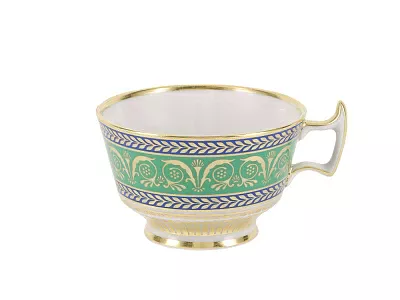 Чашка с блюдцем чайная 240 мл форма Александрия рисунок Золотой 52  арт. 81.19203.00.1