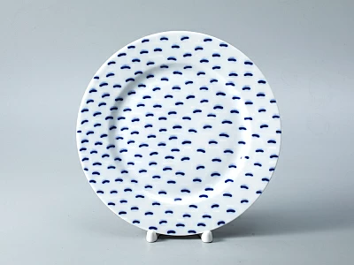 Тарелка мелкая 215 форма Европейская - 2 рисунок Реки России. Енисей, арт. 80.35358.00.1