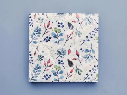 Салфетки бумажные, рисунок Календа, 33х33 см, 20 шт, арт 14.00973.05, 