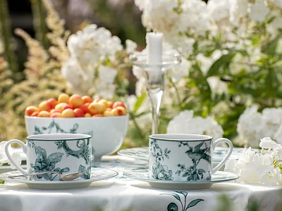 Чашка с блюдцем форма Соло Рисунок Monplaisir Green, арт. 81.32898.00.1