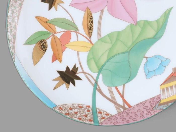 Декоративная тарелка 275 мм форма Эллипс рисунок Знойное лето арт. 80.83758.00.1, 