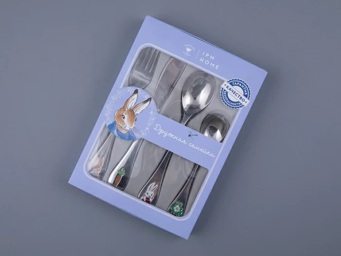 Подарочный набор Столовые приборы Дружная семейка, арт 14.12016.01, 