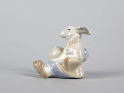 Скульптура форма Заяц с капустой рисунок Забота, арт. 82.43055.00.1, 