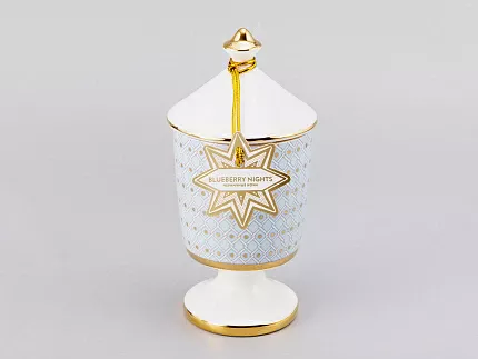 Подарочный Набор Свеча ароматическая рисунок Азур 2 аромат Черничные ночи арт. 81.32058.00.1