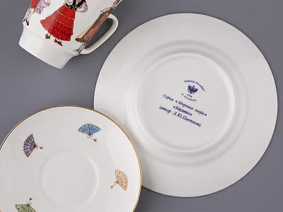 Трехпредметный комплект 165 мл форма Майская рисунок Опера Кармен, арт. 81.33177.00.1