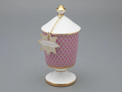 Подарочный набор Свеча ароматическая Идиллия Астра 2 аромат Ванильное небо, арт 81.33303.00.1, 