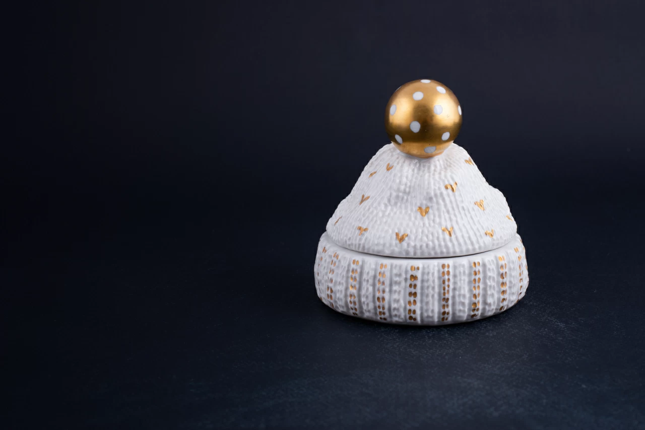 Шкатулка Детская шапочка, рисунок Золотой Помпон, арт 60.14116.00.1, 