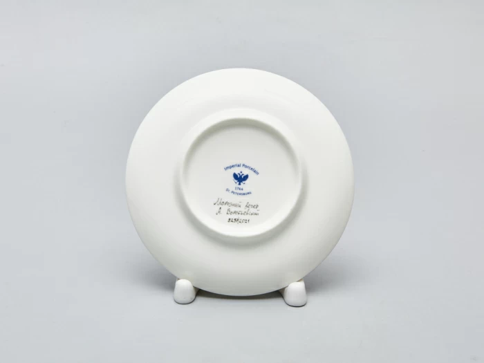 Чашка с блюдцем 165 мл форма Майская рисунок Морозный вечер, арт. 81.10507.00.1, 