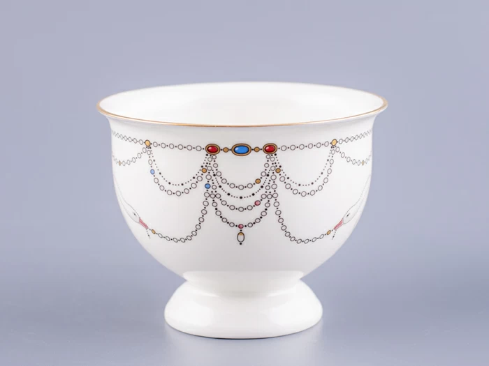 Чашка с блюдцем чайная форма Айседора рисунок Волшебное лебединое озеро - 2 арт. 81.26472.00.1, 