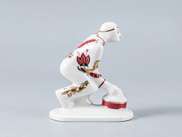 Скульптура форма Кёрлингистка рисунок Керлингистка арт. 82.78251.00.1,  Скульптура форма Кёрлингистка рисунок Керлингистка арт. 82.78251.00.1,