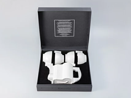 Пятипредметный чайный комплект Малевича Белый арт. 81.15759.00.1,  Пятипредметный чайный комплект Малевича Белый арт. 81.15759.00.1,