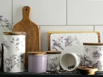 Набор для запекания (2 предмета) форма Стандартная, рисунок Monplaisir Violet, арт 42.00059.00.1, 