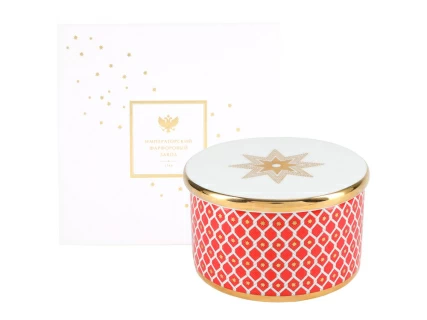 Подарочный набор шкатулка форма Идиллия рисунок Скарлетт арт. 81.28258.00.1, 