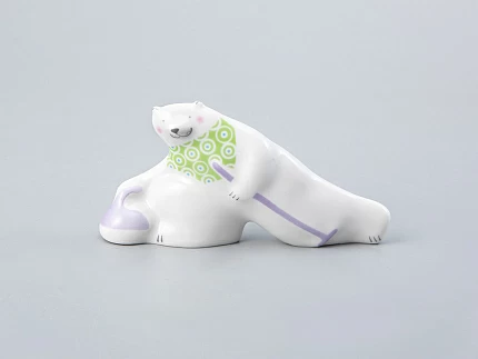 Скульптура форма Медведь-керлингист рисунок Медведь-керлингист арт. 82.78216.00.1