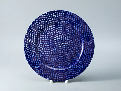 Тарелка мелкая 270 мм форма Европейская-2 рисунок Реки России. Обь арт. 80.35363.00.1