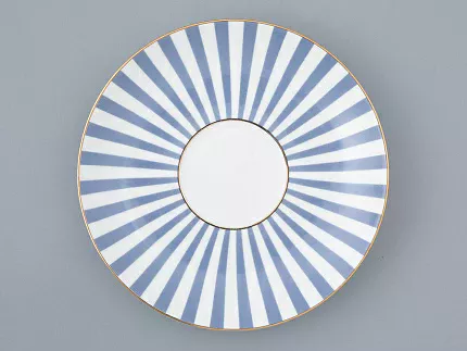 Чашка с блюдцем чайная форма Ландыш рисунок Да и нет Серый, арт. 81.32281.00.1