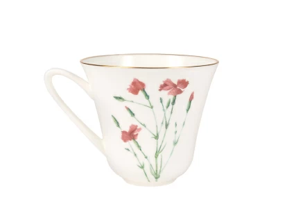 Чашка с блюдцем чайная форма Сад рисунок Гвоздика арт. 81.26756.00.1, 
