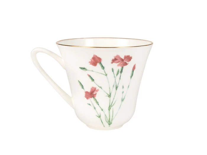Чашка с блюдцем чайная форма Сад рисунок Гвоздика арт. 81.26756.00.1, 