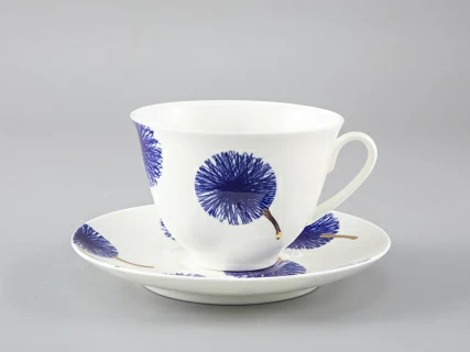 Чашка с блюдцем чайная форма Весенняя рисунок Fresh арт. 81.28728.00.1,  Чашка с блюдцем чайная форма Весенняя рисунок Fresh арт. 81.28728.00.1,