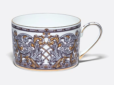 Чашка с блюдцем 300 мл в подарочной упаковке форма Идиллия рисунок Барокко, арт. 81.34917.00.1