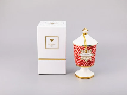 Подарочный Набор Свеча ароматическая рисунок Скарлетт 2 аромат Нежный пион, арт. 81.31001.00.1, 