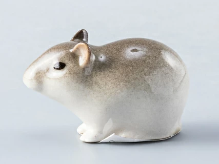 Скульптура форма Мышь малютка рисунок Палевая арт. 82.61106.00.1, 