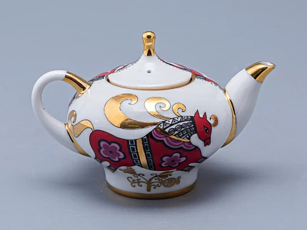 Комплект чайников Новгородский Красный конь арт. 81.10353.00.1 Комплект чайников Новгородский Красный конь арт. 81.10353.00.1