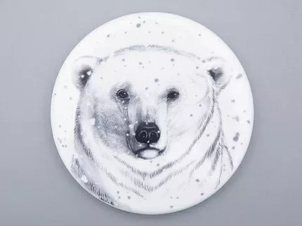 Шкатулка в подарочной упаковке, форма Идиллия, рисунок Тотем. Медведь арт. 81.31594.00.1