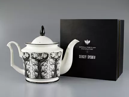 Подарочный набор чайник форма Юлия рисунок Сысоев. Волшебный сад I арт. 81.30910.00.1