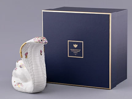 Скульптура форма Кобра, большой размер, в подарочной упаковке, рисунок Мудрость, арт. 81.32810.00.1 Скульптура форма Кобра, большой размер, в подарочной упаковке, рисунок Мудрость, арт. 81.32810.00.1