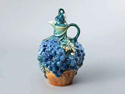 Графин Виноград в корзине (синий) 1160 мл арт. 80.88708.00.1