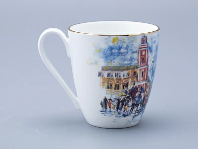 Бокал форма Вариации 450 мл рисунок Шпильки на Невском, арт 80.69966.00.1