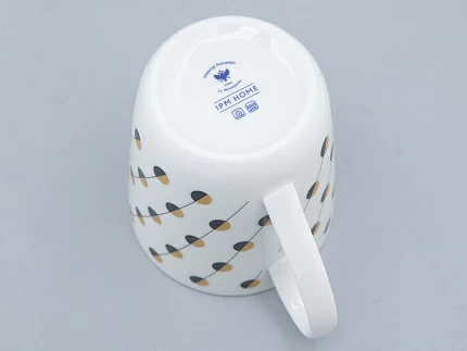 Чашка с блюдцем чайная форма Колокол рисунок Балтийский берег 2, арт. 81.31863.00.1