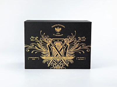 Подарочный набор стопок форма Сувенирная 1 рисунок Кворум, арт. 81.30291.00.1