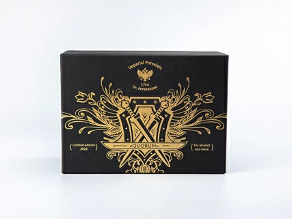 Подарочный набор стопок форма Сувенирная 1 рисунок Кворум, арт. 81.30291.00.1, 