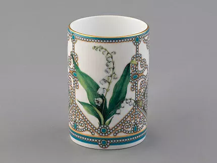 Бокал 400 мл в подарочной упаковке, форма Соло, рисунок Ландыш майский, арт. 81.32710.00.1