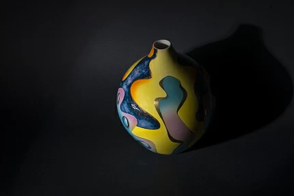 Ваза Наргиза на форме Круглая арт 60.13476.00.1 Ваза Наргиза на форме Круглая арт 60.13476.00.1