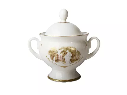 Сахарница форма Классическая-2 рисунок Музы Летнего сада арт. 80.54145.00.1