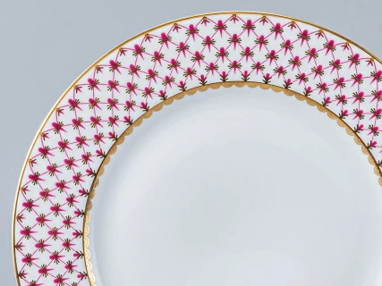 Сервиз столовый форма Молодежная рисунок Сетка-Блюз-2, 6 персон 24 предмета, арт. 81.26393.00.1, 