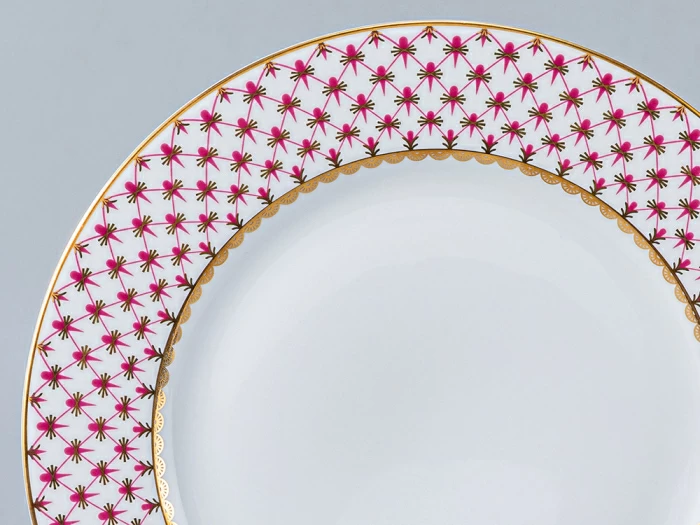 Сервиз столовый форма Молодежная рисунок Сетка-Блюз-2, 6 персон 24 предмета, арт. 81.26393.00.1, 