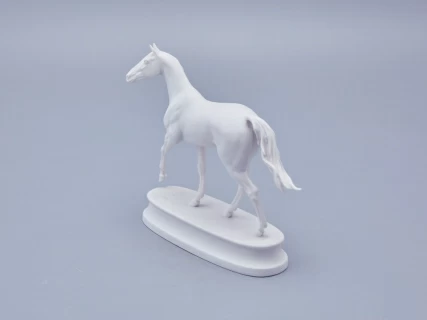 Скульптура в подарочной упаковке, форма Конь Ахалтекинский, рисунок Белый, арт. 81.18627.00.1, 