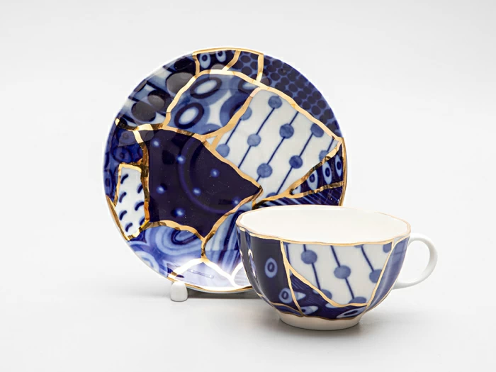 Чашка с блюдцем форма Тюльпан рисунок Байкал 2, арт. 81.29248.00.1, 