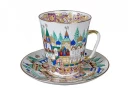 Чашка с блюдцем кофейная 165 мл.,  форма Майская,  рисунок Старинная Россия арт. 81.10382.00.1, 