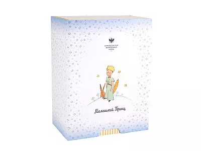 Бокал в подарочной упаковке, форма Вариации, рисунок Маленький принц и Роза, арт. 81.27912.00.1