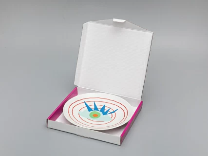 Декоративная тарелка в подарочной упаковке 195 мм, форма Эллипс рисунок Target eye 6, арт. 81.29508.00.1, 